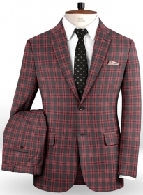 Napolean Poker Charcoal Wool Suit