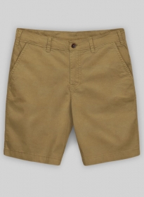 Khaki Summer Weight Chino Shorts