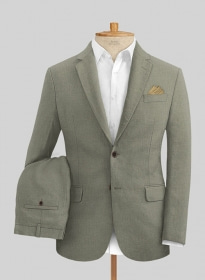 Sage Green Pure Linen Suit