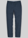 Blue Stretch Chino Pants