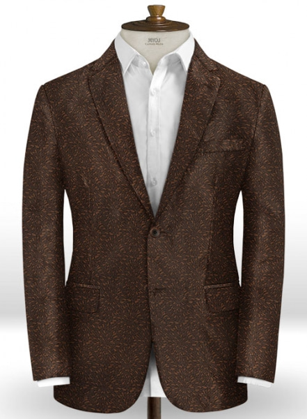 Arizo Brown Wool Jacket