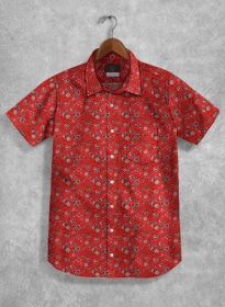 Liberty Cuala Cotton Shirt - Half Sleeves
