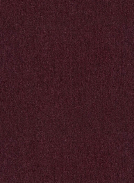 Burgundy Flannel Wool Pants