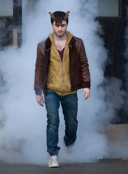 Daniel Radcliff Horns Leather Jacket