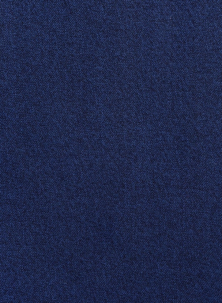 Italian Melange Blue Angora Wool Jacket - 40R