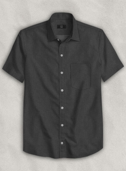 Carbon Luxury Twill Shirt - Half Sleeves
