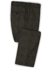 Harris Tweed Houndstooth Isle Rust Pants