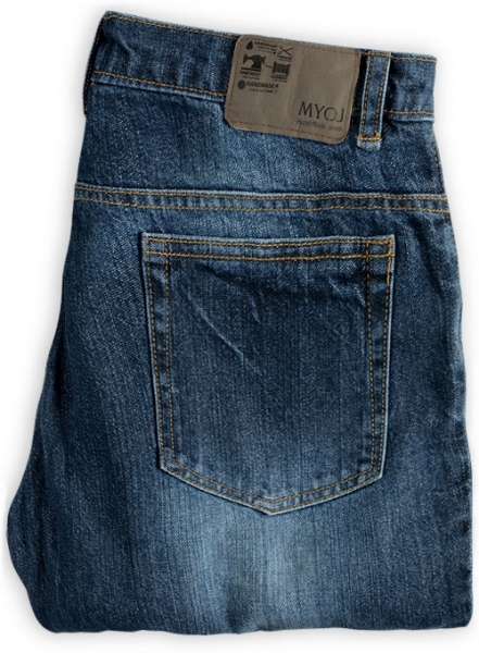 Falcon Blue Indigo Wash Whisker Jeans