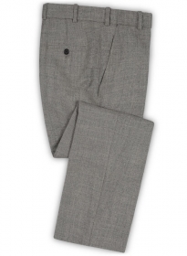 Vintage Rope Weave Gray Tweed Pants