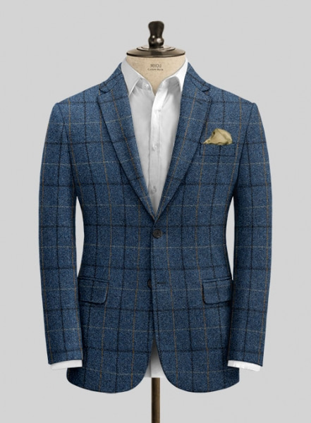 Harris Tweed Gordon Blue Suit