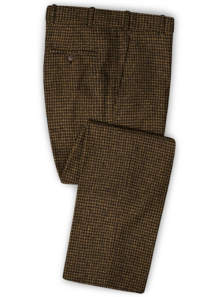 Houndstooth Tan Tweed Suit