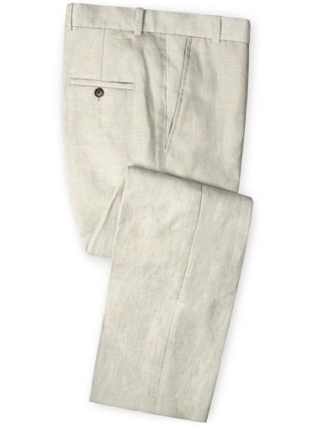 Tropical Beige Pure Linen Suit : Made To Measure Custom Jeans For Men &  Women, MakeYourOwnJeans®