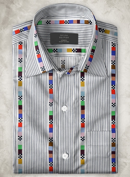 Italian Cotton Ararna Shirt - Half Sleeves