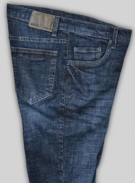 Dodgers Blue Indigo Wash Whisker Stretch Jeans