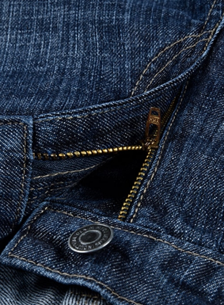 Italian Denim Indigo Wash Whisker Jeans