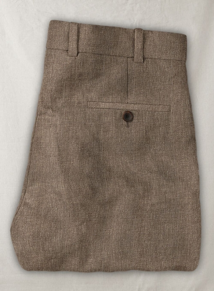 Italian Linen Bella Brown Suit