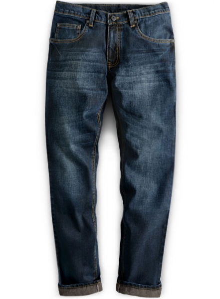 Ace Blue Indigo Wash Whisker Jeans