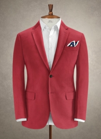 Caccioppoli Cotton Gabardine Tango Red Jacket