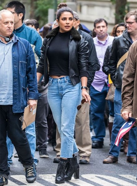 Priyanka Chopra Quantico Leather Jacket