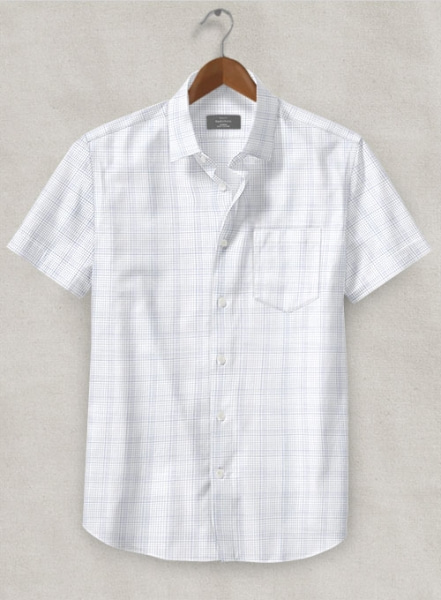 Italian Cotton Overia Shirt - Half Sleeves