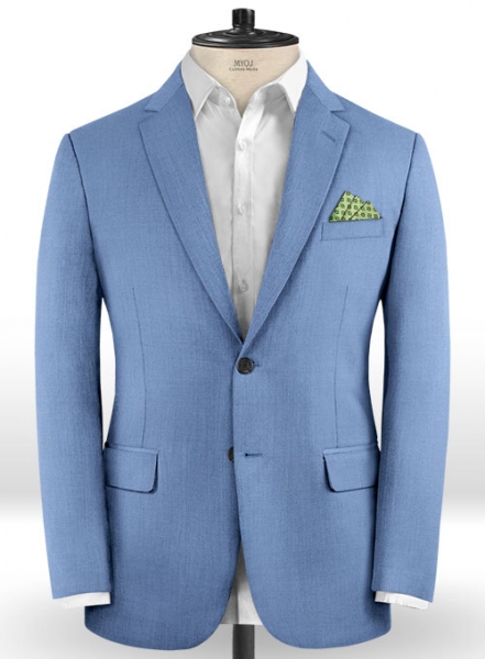 Scabal Metro Blue Wool Suit