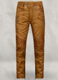 Outlaw Burnt Mustard Leather Pants