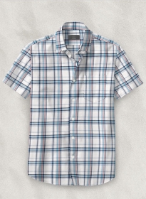 Cotton Stretch Scalzo Shirt - Half Sleeves