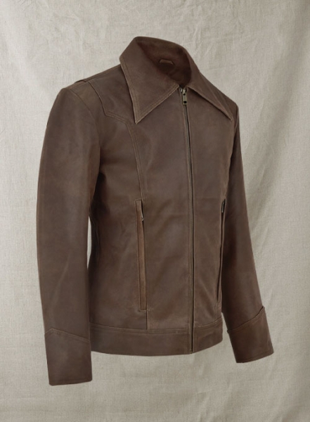 Vintage Brown Grain X Men Days of Future Past Leather Jacket