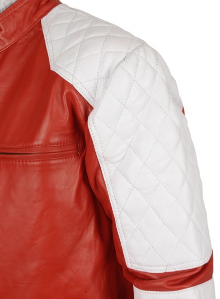 Ricky Stripe Leather Jacket