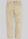 Beige Feather Cotton Canvas Stretch Jeans