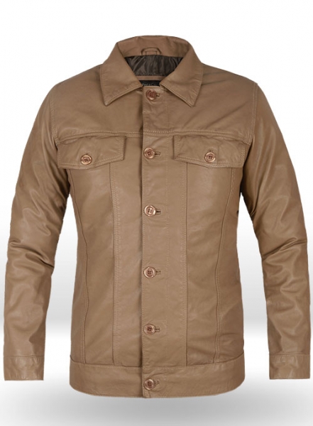 Soft King Brown Washed Transformers Mark Wahlberg Leather Jacket