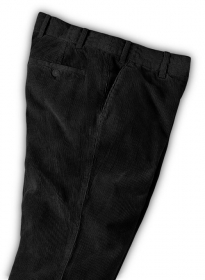 Black Corduroy Trousers - 11 Wales