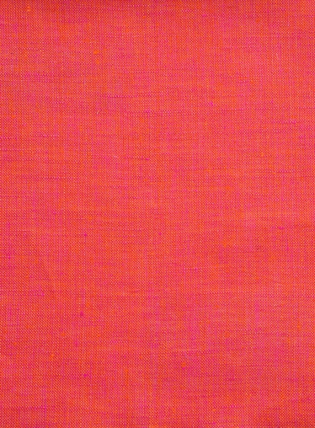 Dublin Pink Orange Linen Shirt- Half Sleeves