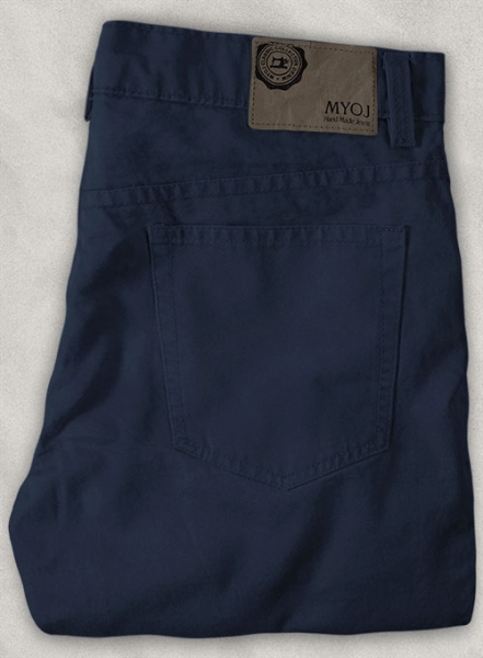 Stretch Summer Royal Blue Chino Jeans