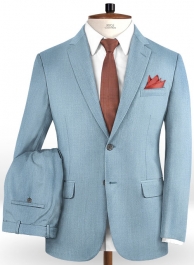 Scabal Antique Blue Wool Suit