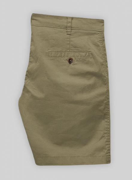 Stone Khaki Summer Weight Chino Shorts