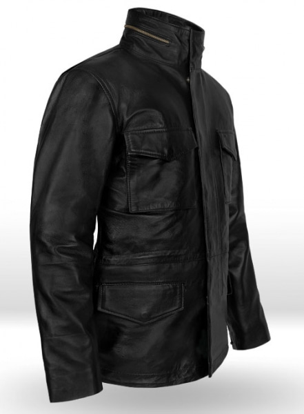 Military M-65 Leather Jacket