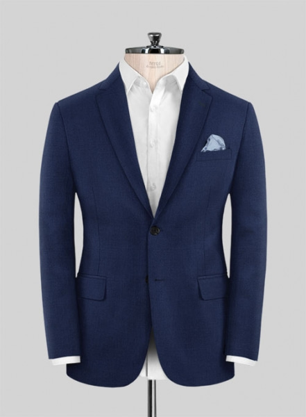 Scabal Regal Blue Wool Suit