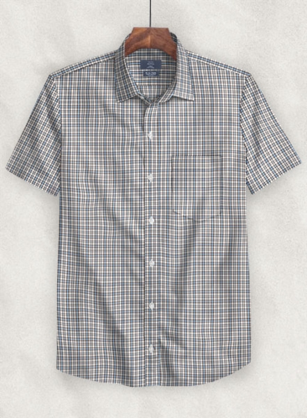 S.I.C. Tess. Italian Cotton Acirri Shirt - Half Sleeves