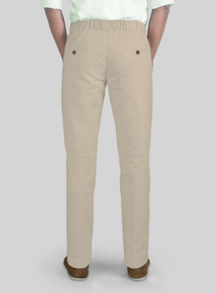 Easy Pants Sand Cotton Canvas