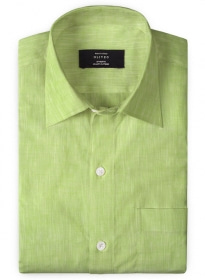 Egypt Green Cotton Shirt - Full Sleeves