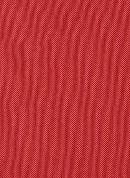 Birdseye Tango Red Cotton Shirt - Full Sleeves