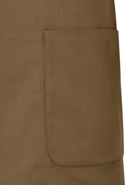 French Khaki Stretch Chino Unlined Jacket