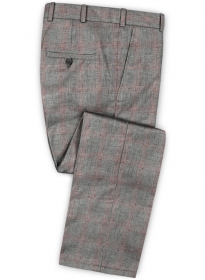 Italian Golf Gray Linen Pants