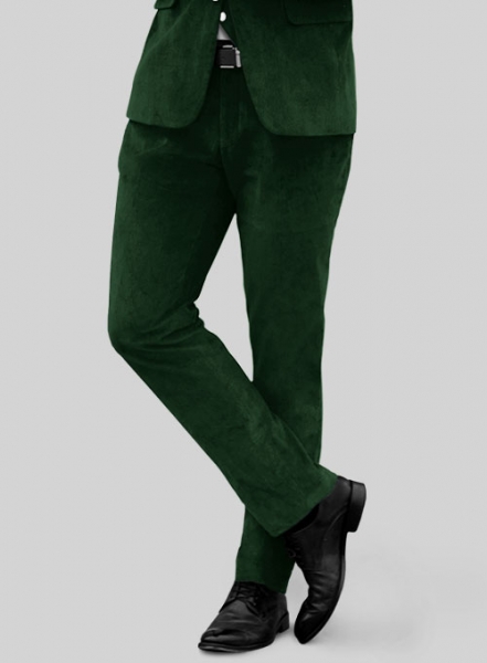 Green Velvet Tuxedo Suit