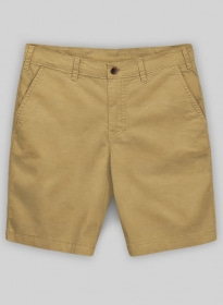 Khaki Stretch Chino Shorts