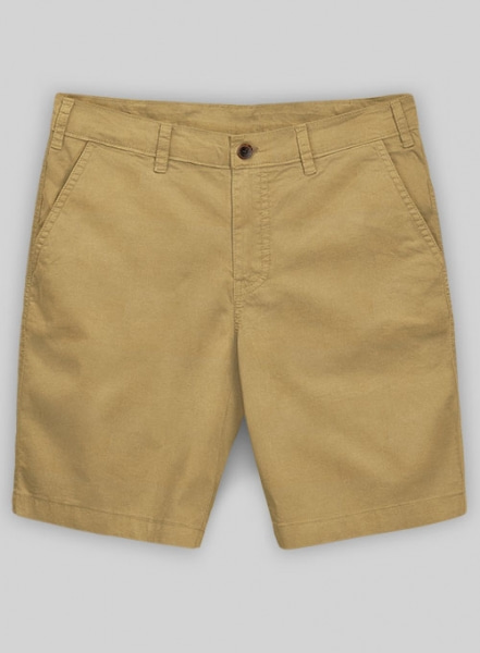 Khaki Stretch Chino Shorts