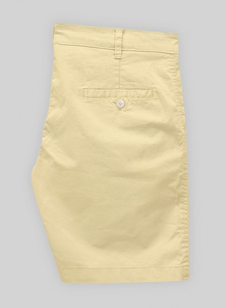 Sun Khaki Stretch Summer Weight Chino Shorts