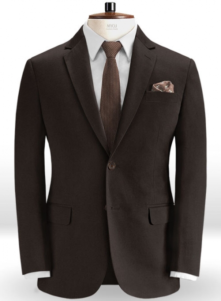 Dark Brown Chino Suit