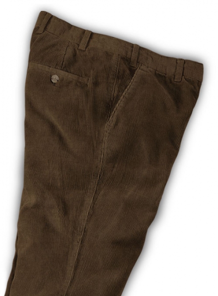 Dark Brown Corduroy Trousers